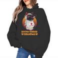 Vintage Boston Terrier Grandma Wear Sunglasses Dog Lover Men Women Girls Kids Women's Hoodie, trending gift