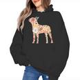 Vintage Floral Boston Terrier For Dog Lover Women's Hoodie, trending gift