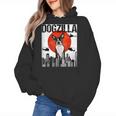 Vintage Japanese Dogzilla Boston Terrier Women's Hoodie, trending gift
