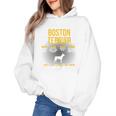 Anatomy Of Boston Terrier Dog Lover Women's Hoodie, trending gift