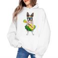 Hawaiian Boston Terrier Dog Pineapple Ukulele Summer For Men Women Girls Kids Women's Hoodie, trending gift