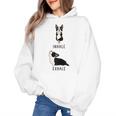 Inhale Exhale Yoga Boston Terrier Tshirt Women's Hoodie, trending gift