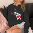Boston Terrier Bostie Dog Kids Women Girls Women's Hoodie, funny design