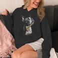 Boston Terrier Dog Graphic Pet Art Boston Terrier For Men Women Kids Women's Hoodie, funny design