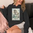 Boston Terrier Mom Skeleton Tarot Card Witch Vibes Dog Mom Women's Hoodie, Couple Gifts, Mom Gifts, Boston Terrier Tarot Gifts, Boston Terrier Mom Gifts, funny design