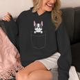 Boston Terrier In The Pocket Cute Boston Terrier Dog For Men Women Girls Kids Women's Hoodie, funny design