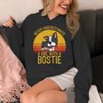 Boston Terrier Never Underestimate a Girl With a Bostie Women's Hoodie, funny design