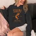 Sedona Arizona Southwestern Style Souvenir Vintage Women's Hoodie, funny design