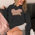 Vintage Boston Terrier Mom Dog Lover Pet Bostie Mama Men Women Girls Kids Women's Hoodie, Couple Gifts, Mom Gifts, Boston Terrier Mom Gifts, funny design