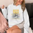 Anatomy Of Boston Terrier Dog Lover Women's Hoodie, funny design