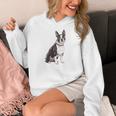 Boston Terrier Dog Dad Boston Terrier Dog Lovers Women's Hoodie, Couple Gifts, Boston Terrier Dad Gifts, funny design