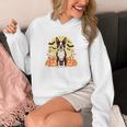Boston Terrier Halloween Dog Lover Pumpkin Costume Women's Hoodie, Boston Terrier Halloween Gifts, funny design