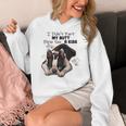 Boston Terrier Shirt I Didn't Fart My Butt Blew You A Kiss Women's Hoodie, funny design