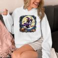 Cute Boston Terrier Halloween Costume Dog Lover Women Girls Women's Hoodie, Boston Terrier Halloween Gifts, funny design
