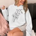 Dandelion Boston Terrier Flower Floral Bostie Tree Women's Hoodie, funny design