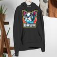 Boston Terrier Bruh Dog Lover Women's Hoodie, funny gift