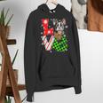 Boston Terrier Christmas Tree Lights Santa Dog Xmas For Men Women Kids Women's Hoodie, Boston Terrier Christmas Hoodies, funny gift