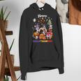 Boston Terrier Dog Christmas Happy Hallothankmas Halloween For Men Women Kids Women's Hoodie, Boston Terrier Halloween Hoodies, Boston Terrier Christmas Hoodies, funny gift