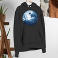 Boston Terrier Dog Moon Dog Mom Dad Women Men Dog Lovers Women's Hoodie, Boston Terrier Mom Hoodies, Boston Terrier Dad Hoodies, funny gift