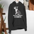 Boston Terrier Dog Owner Grandma Women's Hoodie, funny gift