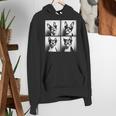 Boston Terrier Dogs With Sunglasses Photo Pets Meme Women's Hoodie, funny gift