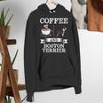 Boston Terrier Shirt Coffee And Boston Terrier Cute Dog For Men Women Girls Kids Women's Hoodie, funny gift