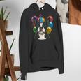 Celebration Event Birthday Party Boston Terrier Women's Hoodie, funny gift