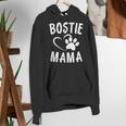 Fun Bostie Mama Dog Lover Apparel Boston Terrier Mom Women's Hoodie, Boston Terrier Mom Hoodies, funny gift