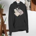Sleepy Boston Terrier Pajama Men Women Kids Women's Hoodie, funny gift