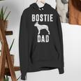 Vintage Boston Terrier Dad Dog Daddy Bostie Father Women's Hoodie, Boston Terrier Dad Hoodies, funny gift