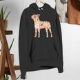 Vintage Floral Boston Terrier For Dog Lover Women's Hoodie, funny gift