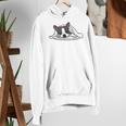 Boston Terrier Dog Official Sleeping Men Women Girls Kids Women's Hoodie, funny gift
