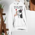 Boston Terrier Grandma Mother's Day Dog Mom Women's Hoodie, Boston Terrier Mom Hoodies, funny gift