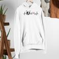 Boston Terrier Heartbeat Heart Line Women's Hoodie, funny gift