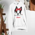 Boston Terrier Mum Dog Woman Idea Women's Hoodie, funny gift