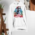 Boston Terrier Santa Claus Coffee Mug Merry Christmas Dogs Women's Hoodie, Boston Terrier Christmas Hoodies, funny gift