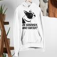 Boston Terrier Shirt Ok Seriously Who Farted Women's Hoodie, funny gift