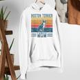 Dog Boston Terrier Mom Vintage Boston Terrier Mom Women's Hoodie, Boston Terrier Mom Hoodies, funny gift