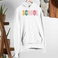 School Psychologist Rainbow Psychology Teacher Women&#x27;s Hoodie, funny gift