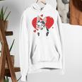 Valentine's Day Boston Terrier Heart Women's Hoodie, funny gift