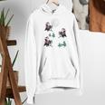 Xmas Tree Santa Riding Boston Terrier Christmas Women's Hoodie, Boston Terrier Riding Hoodies, Boston Terrier Christmas Hoodies, funny gift