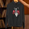 Boston Terrier Boxing Women's Hoodie, gift for family, gift for coworker