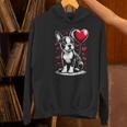 Boston Terrier Dog Valentine's Day Dog Owner Women's Hoodie, gift for family, gift for coworker