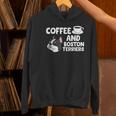 Boston Terrier Lover Coffee And Boston Terriers Women's Hoodie, gift for family, gift for coworker