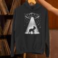 Boston Terrier Mom Dad Dog Alien UFO For Men Women Women's Hoodie, Boston Terrier Mom Hoodies, Boston Terrier Dad Hoodies, gift for family, gift for coworker