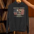 Boston Terrier Mom Dog Lovers American Flag 4th Of July Women's Hoodie, Boston Terrier Mom Hoodies, American Boston Terrier Hoodies, Boston Terrier 4th Of July Hoodies, gift for family, gift for coworker