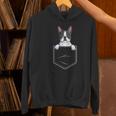 Boston Terrier In The Pocket Cute Boston Terrier Dog Lovers For Men Women Girls Kids Women's Hoodie, gift for family, gift for coworker