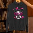 Boston Terrier Valentines Day Shirt Heart Dog Lover Women's Hoodie, gift for family, gift for coworker