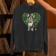 Cute Boston Terrier Shamrock St Patrick's Day Dog Lover Men Women Kids Women's Hoodie, gift for family, gift for coworker