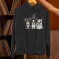 Cute Halloween Boston Terrier Dogs Witch Hat Ghost Dog For Men Women Kids Women's Hoodie, Boston Terrier Ghost Hoodies, Boston Terrier Halloween Hoodies, gift for family, gift for coworker